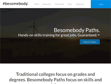 Tablet Screenshot of besomebody.com